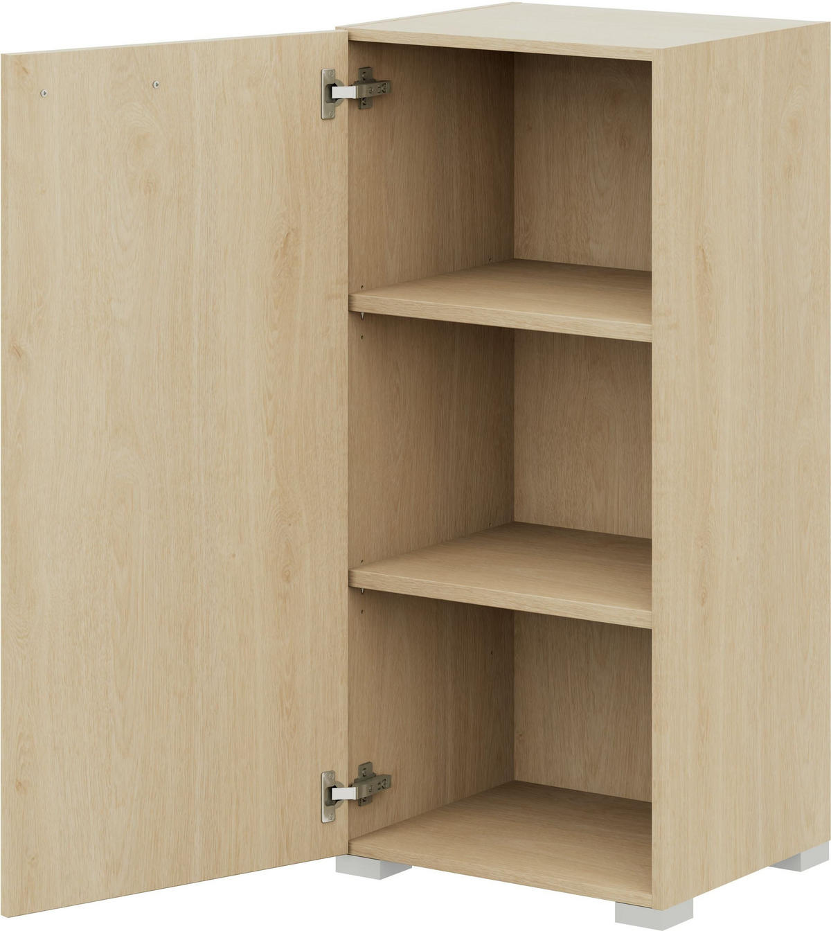 KOMMODE 50/108/41,9 cm  in Eichefarben  - Edelstahlfarben/Eichefarben, Design, Holzwerkstoff/Metall (50/108/41,9cm) - Cantus