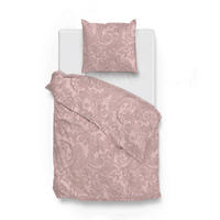 BETTWÄSCHE 2-teilig Paisley-di-Lino Renforcé 135/200 cm  - Rosa, Basics, Textil (135/200cm)