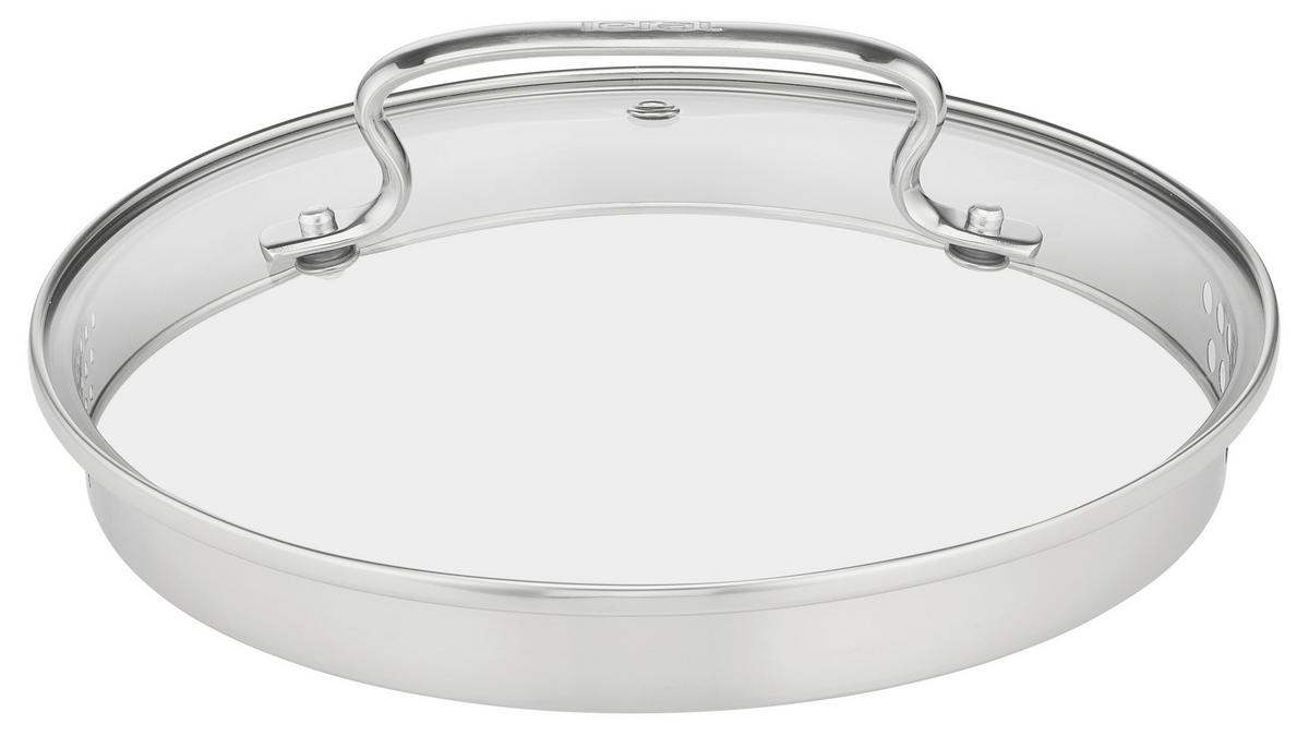 Kochtopfset 7-tlg. Edelstahl  - Edelstahlfarben, Basics, Glas/Metall (54/30/54cm) - Tefal