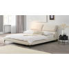 POLSTERBETT Lattenrost Creme 180/200 cm  - Creme/Schwarz, MODERN, Holz/Textil (180/200cm) - Livetastic