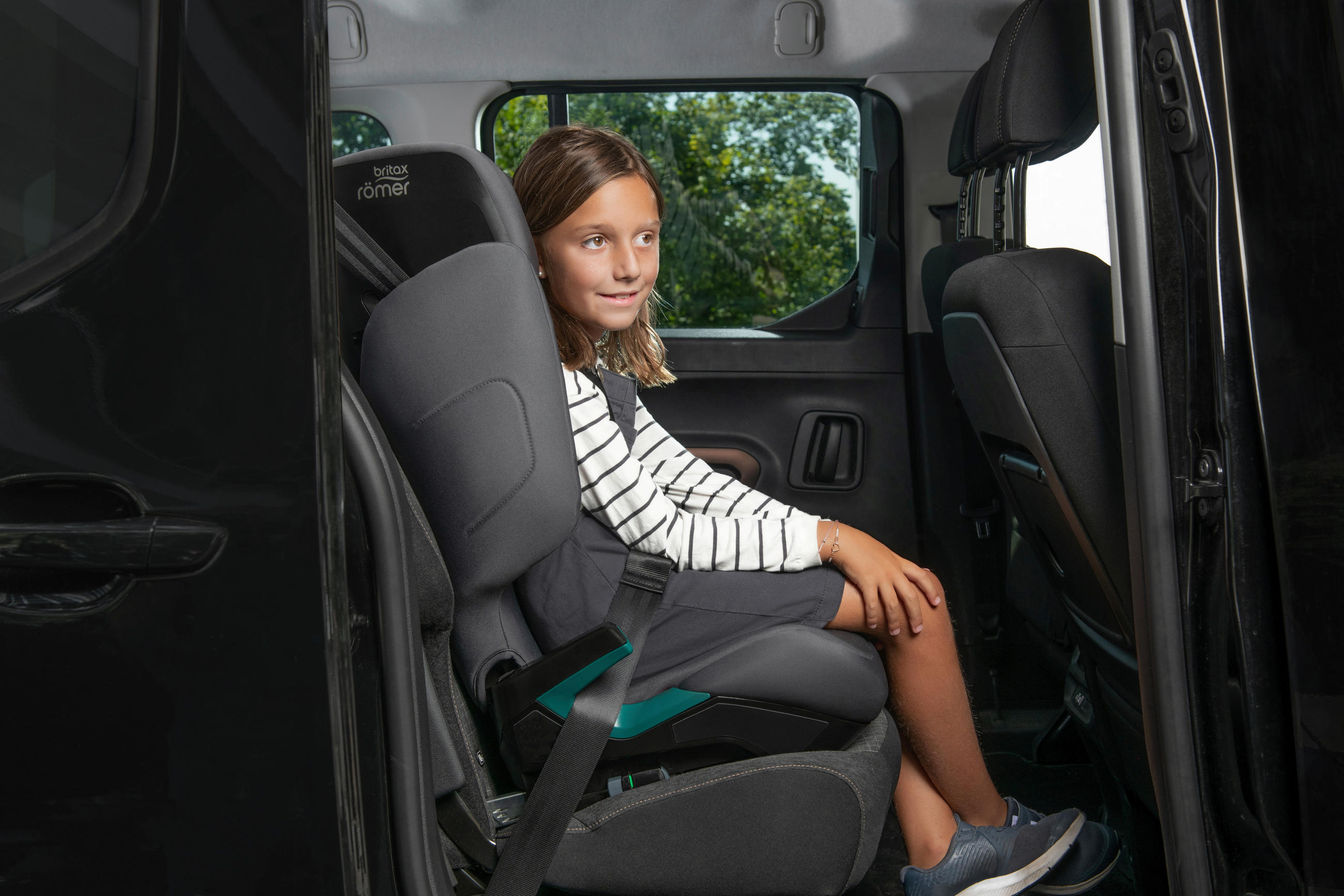 KINDERAUTOSITZ Discovery Plus  - Dunkelgrau, Basics, Kunststoff/Textil (44/63-83/42cm) - Britax Römer