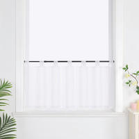 SCHEIBENGARDINE   120/60 cm   - Weiß Hochglanz, Basics, Textil (120/60cm)