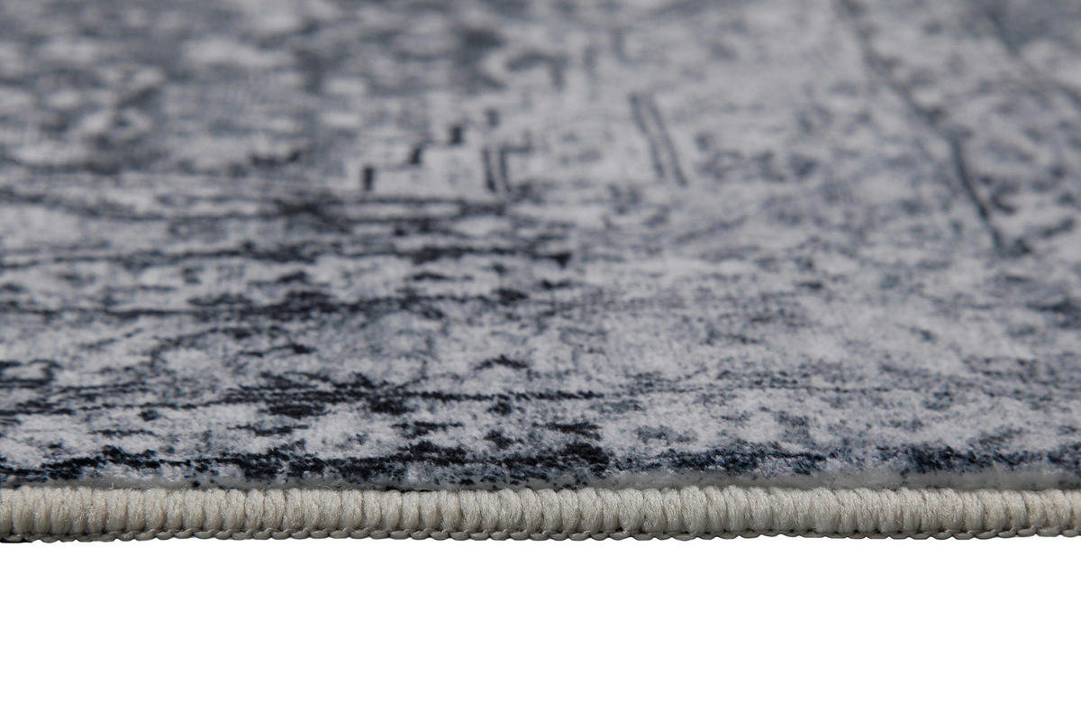 BADTEPPICH Grau 80/150 cm  - Grau, Basics, Kunststoff/Textil (80/150cm) - WECON HOME