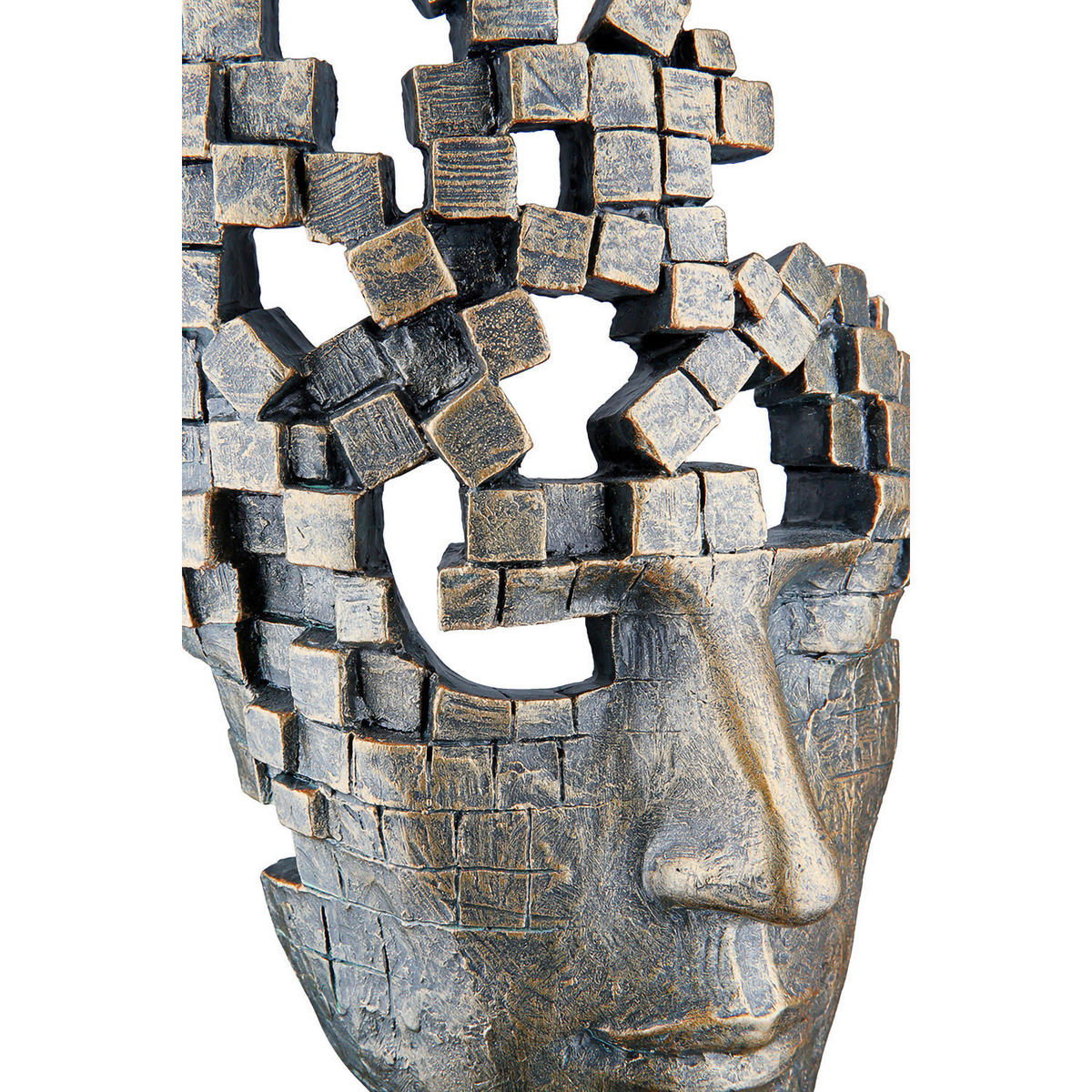 SKULPTUR - Bronzefarben, LIFESTYLE, Kunststoff (21,5/36/15cm)