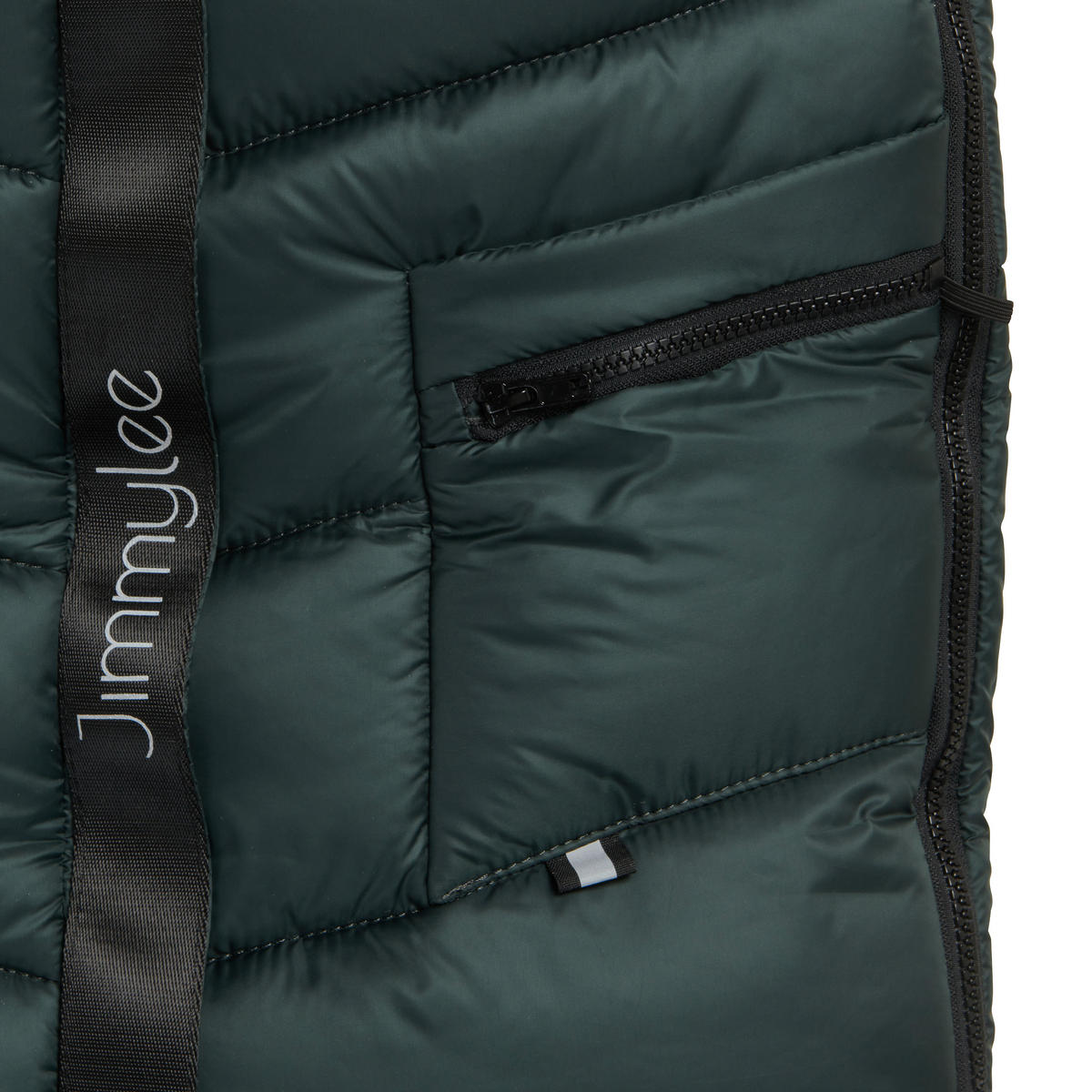 FUßSACK  - Dunkelgrün, Basics, Textil (113/45/7cm) - Jimmylee