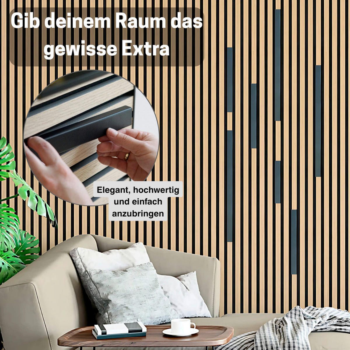 AKUSTIKPANEEL  - Schwarz, Basics, Metall (40 cm/2,8cm/1,4cmcm)