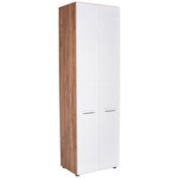 ORMAR GARDEROBNI  bijela, boje hrasta  - bijela/boje hrasta, Design, drvni materijal/plastika (66,8/205,7/37cm) - Xora