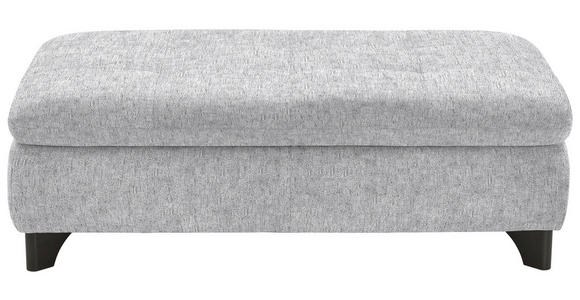 HOCKER in Textil Grau  - Schwarz/Grau, KONVENTIONELL, Textil/Metall (60/45/60cm) - Carryhome