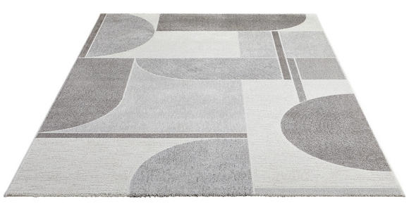 WEBTEPPICH 133/195 cm Valencia  - Dunkelgrau/Hellgrau, Design, Textil (133/195cm) - Novel