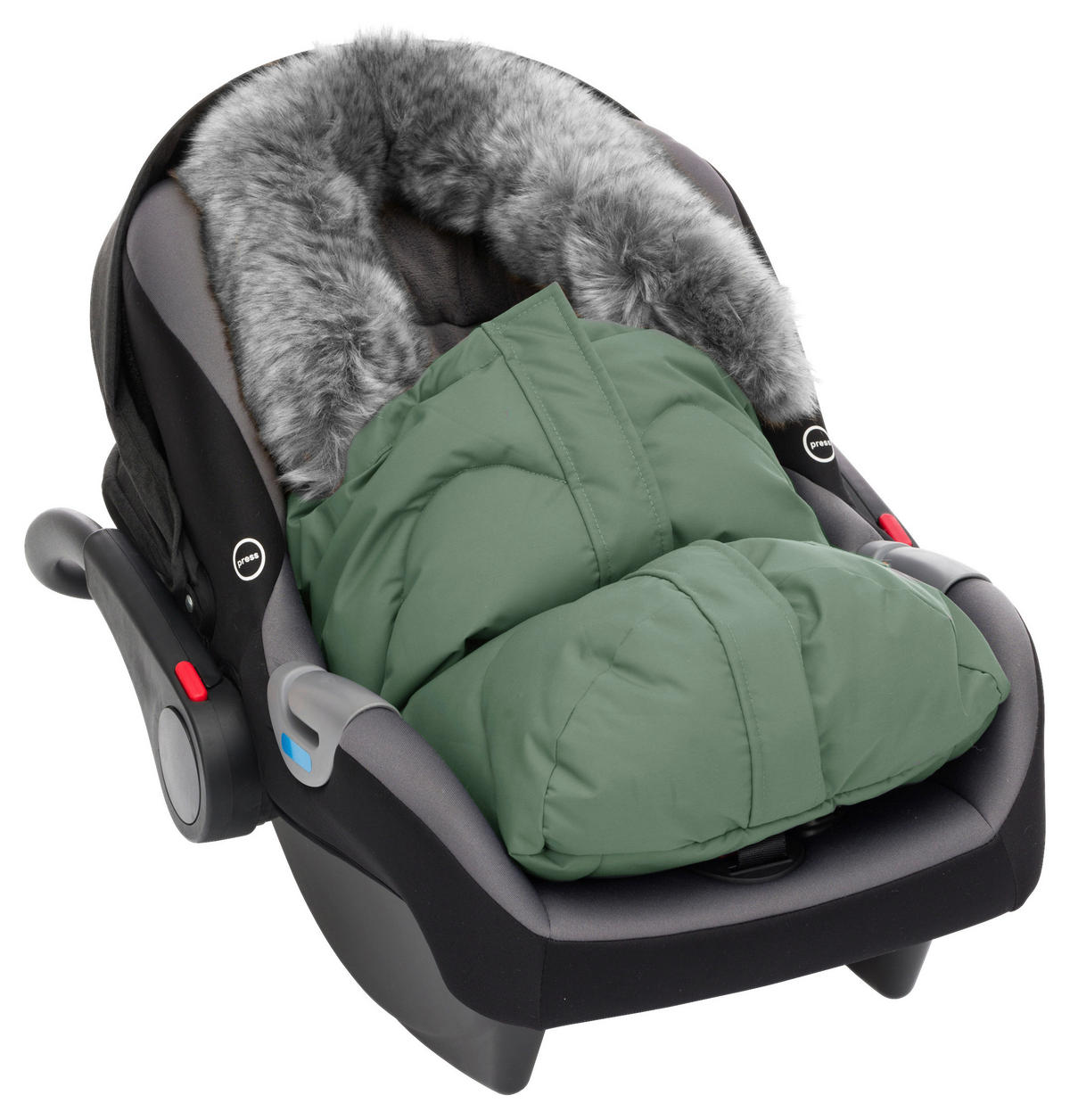 BABYSCHALEN-FUßSACK TRENDY S  - Basics, Kunststoff (35/80cm) - Jimmylee