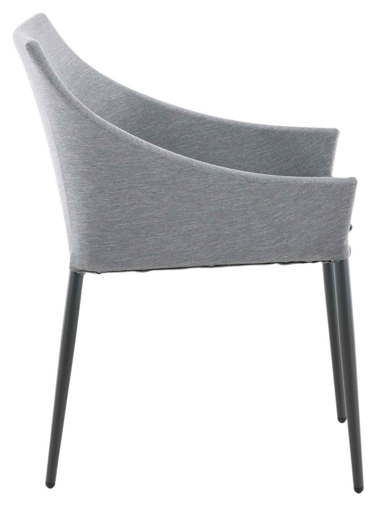 UTESTOLAR SET i metall, textil svart, mörkgrå  - mörkgrå/svart, Klassisk, metall/textil (60/81/62cm) - Gardenson