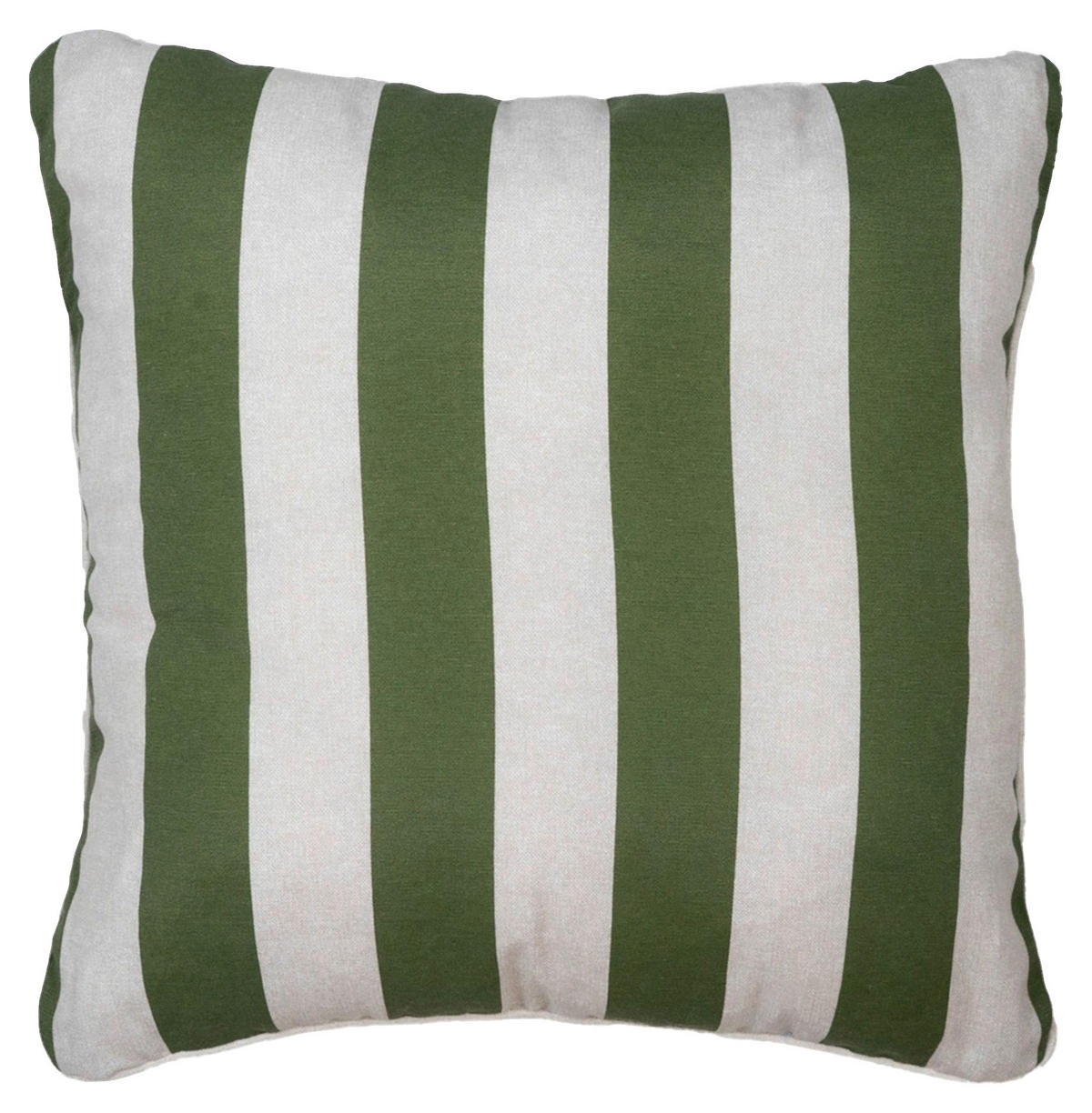 ZIERKISSEN  - Creme/Grün, Basics, Textil (50/50/10cm)