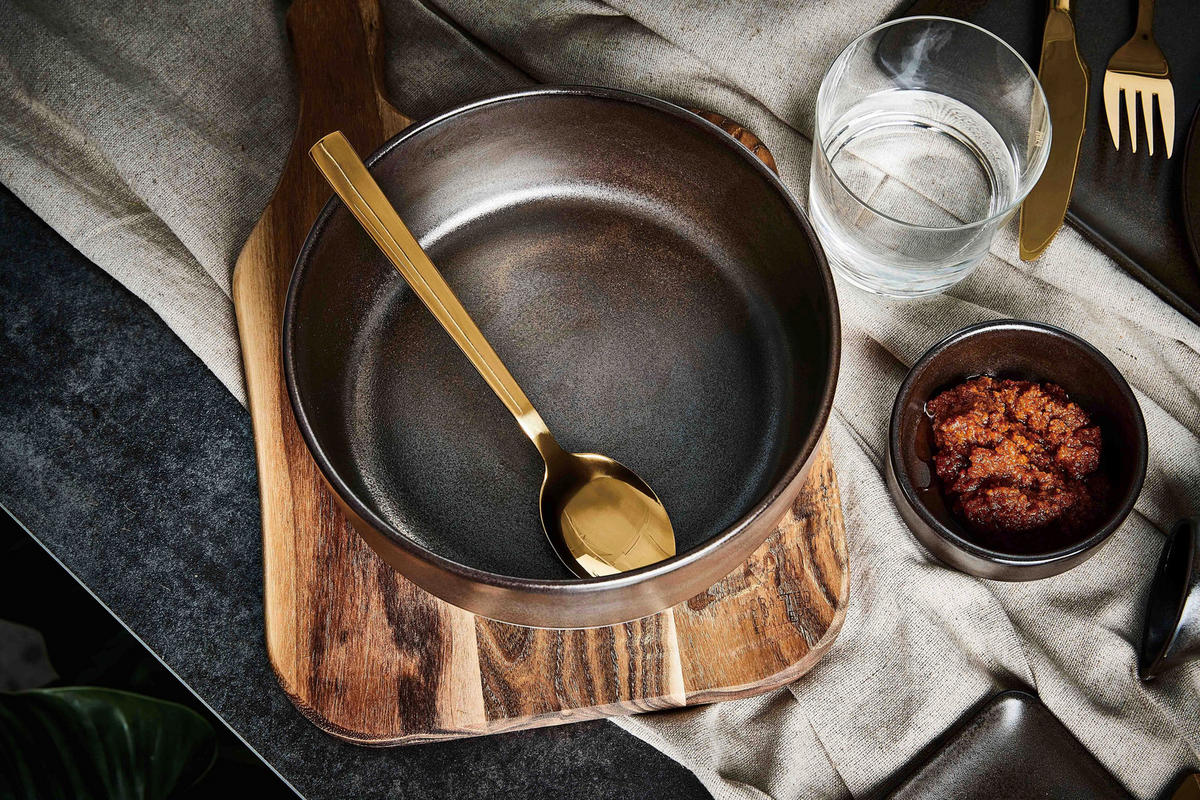 SCHÜSSEL RAW 9.5 cm  - Braun, Basics, Keramik (9.5cm) - Aida