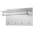 WANDGARDEROBE Edelstahlfarben, Weiß - Edelstahlfarben/Weiß, Trend, Glas/Metall (70/30/24cm) WANDGARDEROBE Edelstahlfarben, Weiß - Edelstahlfarben/Weiß, Trend, Glas/Metall (70/30/24cm)