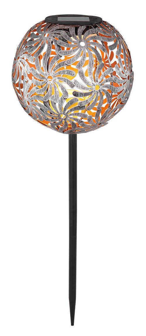 SOLARLEUCHTE 18,5/54 cm   - Silberfarben, Basics, Metall (18,5/54cm) - Globo