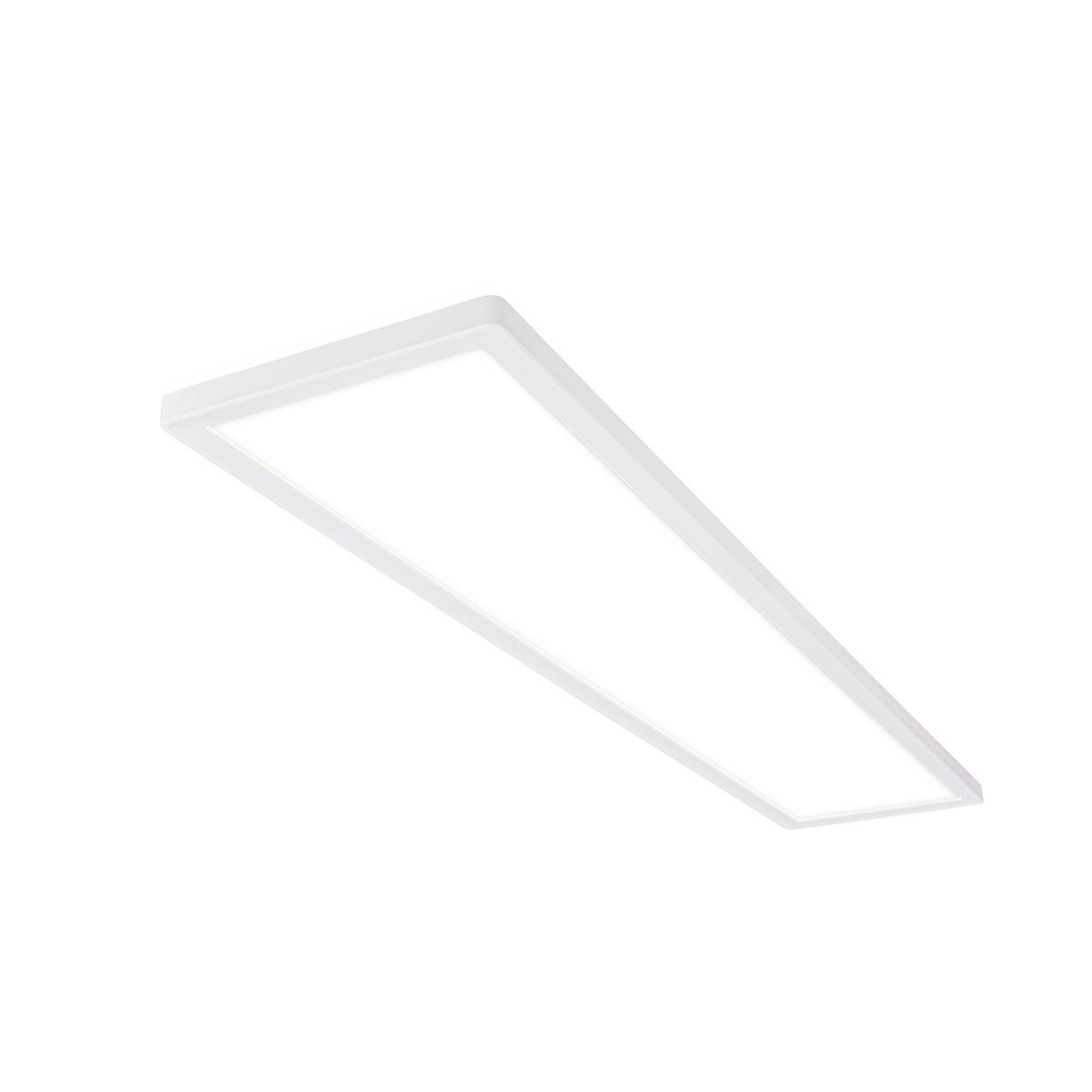LED-PANEEL Tava 98/20/3 cm   - Weiß, Design, Kunststoff (98/20/3cm)