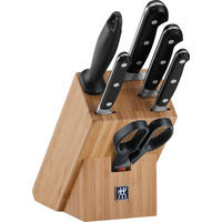 MESSERBLOCK ZWILLING PROFESSIONAL S 7-teilig  - Buchefarben/Schwarz, Basics, Metall - Zwilling