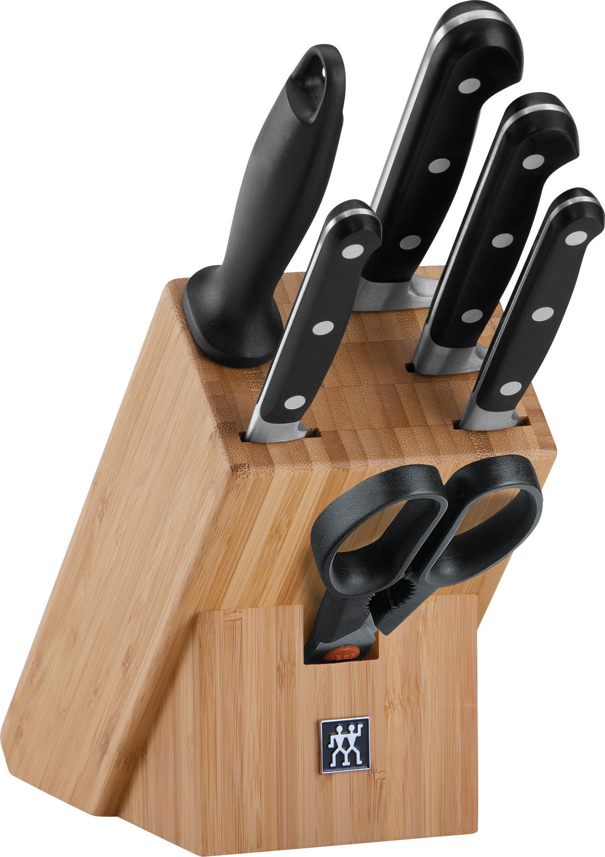 MESSERBLOCK ZWILLING PROFESSIONAL S 7-teilig  - Buchefarben/Schwarz, Basics, Metall - Zwilling