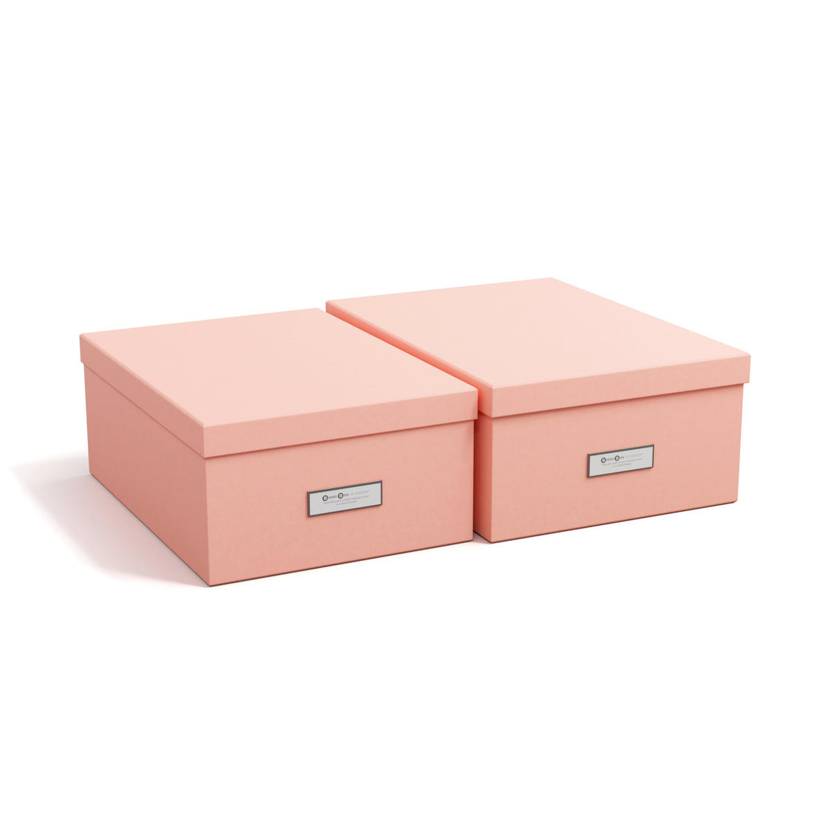 AUFBEWAHRUNGSBOX 36.5/26.5/14.5 cm  - Pink, Basics, Karton/Papier (36.5/26.5/14.5cm)