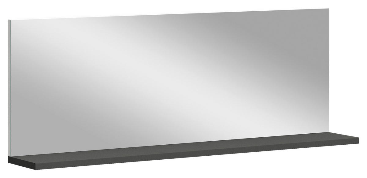 GARDEROBE 4-teilig  in 263,5/206,6/41,6 cm  - Weiss/Graphitfarben, Design, Holzwerkstoff (263,5/206,6/41,6cm) - Xora