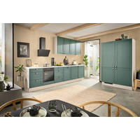 ECKKÜCHE XO50 360/120 cm  in Dunkelgrün, Kaschmir  - Kaschmir/Dunkelgrün, Design, Holzwerkstoff/Metall (360/120cm) - Xora