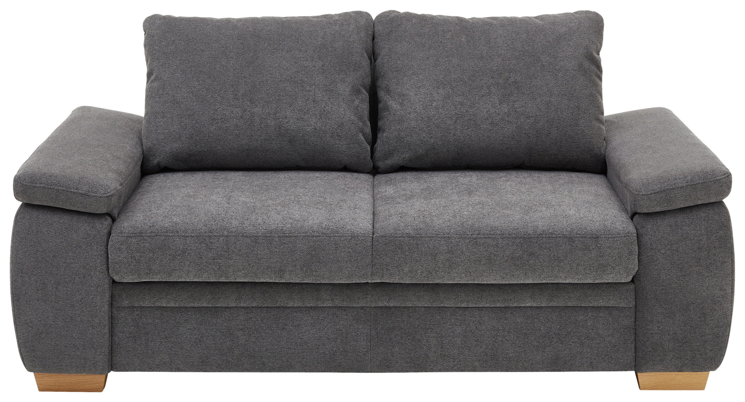 SCHLAFSOFA Schwarz - Schwarz, KONVENTIONELL, Holz/Textil (196/90/100cm) - Beldomo Style