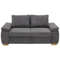 SCHLAFSOFA Schwarz  - Schwarz, KONVENTIONELL, Holz/Textil (196/90/100cm) - Beldomo Style