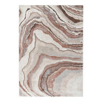 WEBTEPPICH 200/290 cm MY BOLOGNA Creme, Terracotta  - Terracotta/Creme, KONVENTIONELL, Kunststoff/Textil (200/290cm) - Obsession