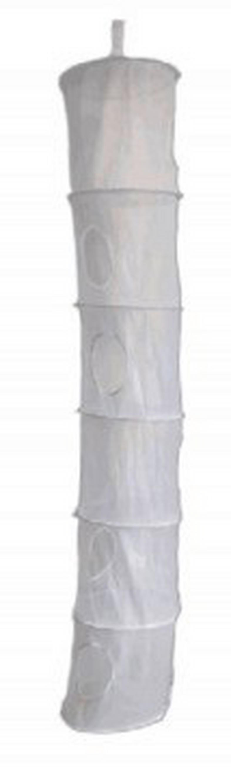 VISEĆE RJEŠENJE ZA ODLAGANJE        - bijela, metal/tekstil (30/180cm) - Mömax modern living