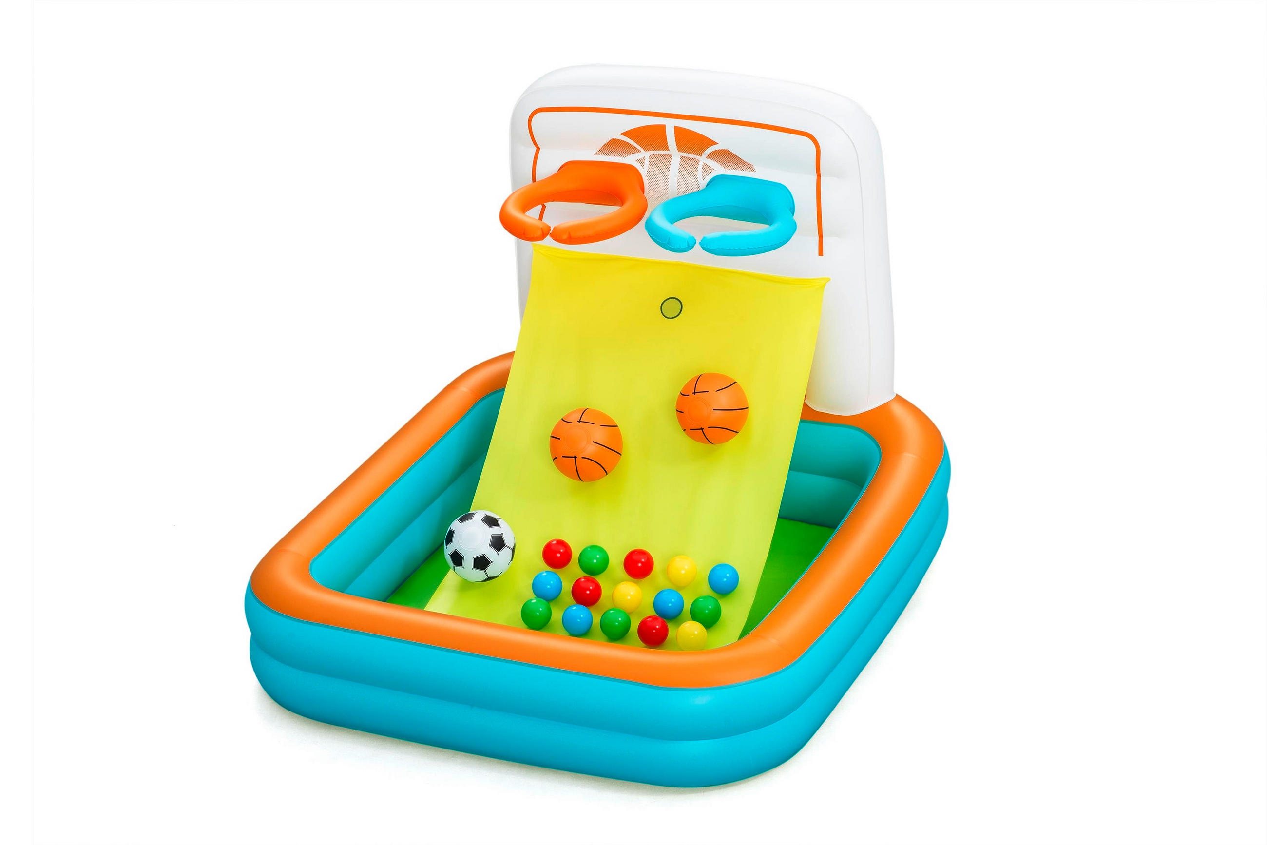 BÄLLEBAD - Multicolor, Basics, Kunststoff (120/107/84cm) - Bestway