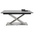 ESSTISCH in Holzwerkstoff, Metall 140(190)/100/77 cm - Edelstahlfarben/Dunkelgrau, Design, Holzwerkstoff/Metall (140(190)/100/77cm) - Dieter Knoll ESSTISCH in Holzwerkstoff, Metall 140(190)/100/77 cm - Edelstahlfarben/Dunkelgrau, Design, Holzwerkstoff/Metall (140(190)/100/77cm) - Dieter Knoll