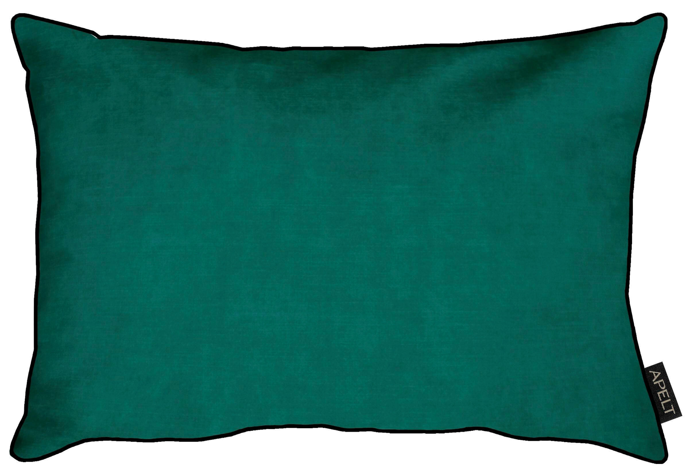 ZIERKISSEN 35/45 cm  - Petrol, Basics, Textil (35/45cm) - Apelt