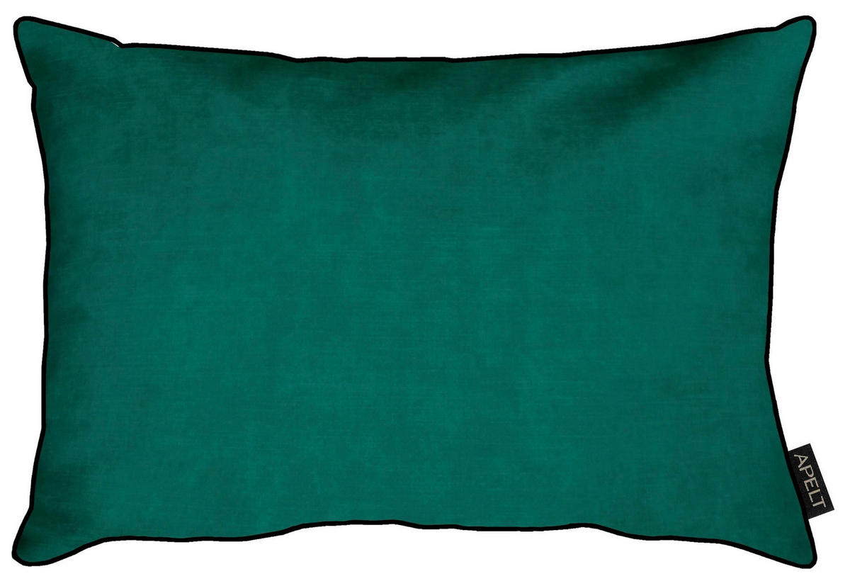 ZIERKISSEN 35/45 cm  - Petrol, Basics, Textil (35/45cm) - Apelt