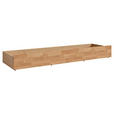 BETTSCHUBKASTEN Eichefarben  - Eichefarben, Natur, Holz/Holzwerkstoff (197/22,5/60cm) - Linea Natura