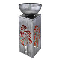 SVJETILJKA SOLARNA  - srebrne boje, Design, metal (25/59/25cm) - Globo