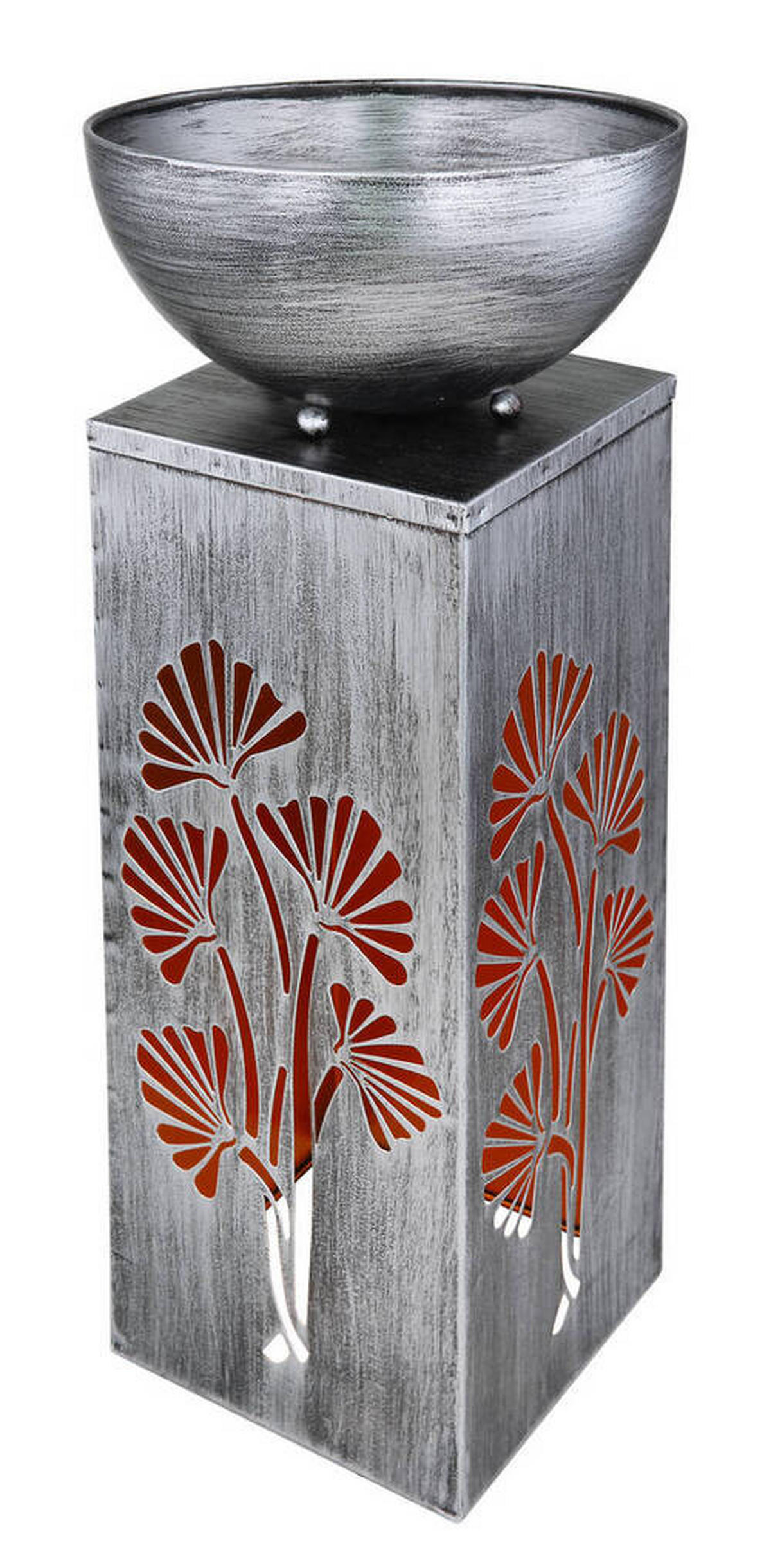 SVJETILJKA SOLARNA  - srebrne boje, Design, metal (25/59/25cm) - Globo