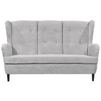 KÜCHENSOFA in Textil Hellgrau  - Hellgrau/Schwarz, Konventionell, Holz/Textil (176/103/98cm) - MID.YOU