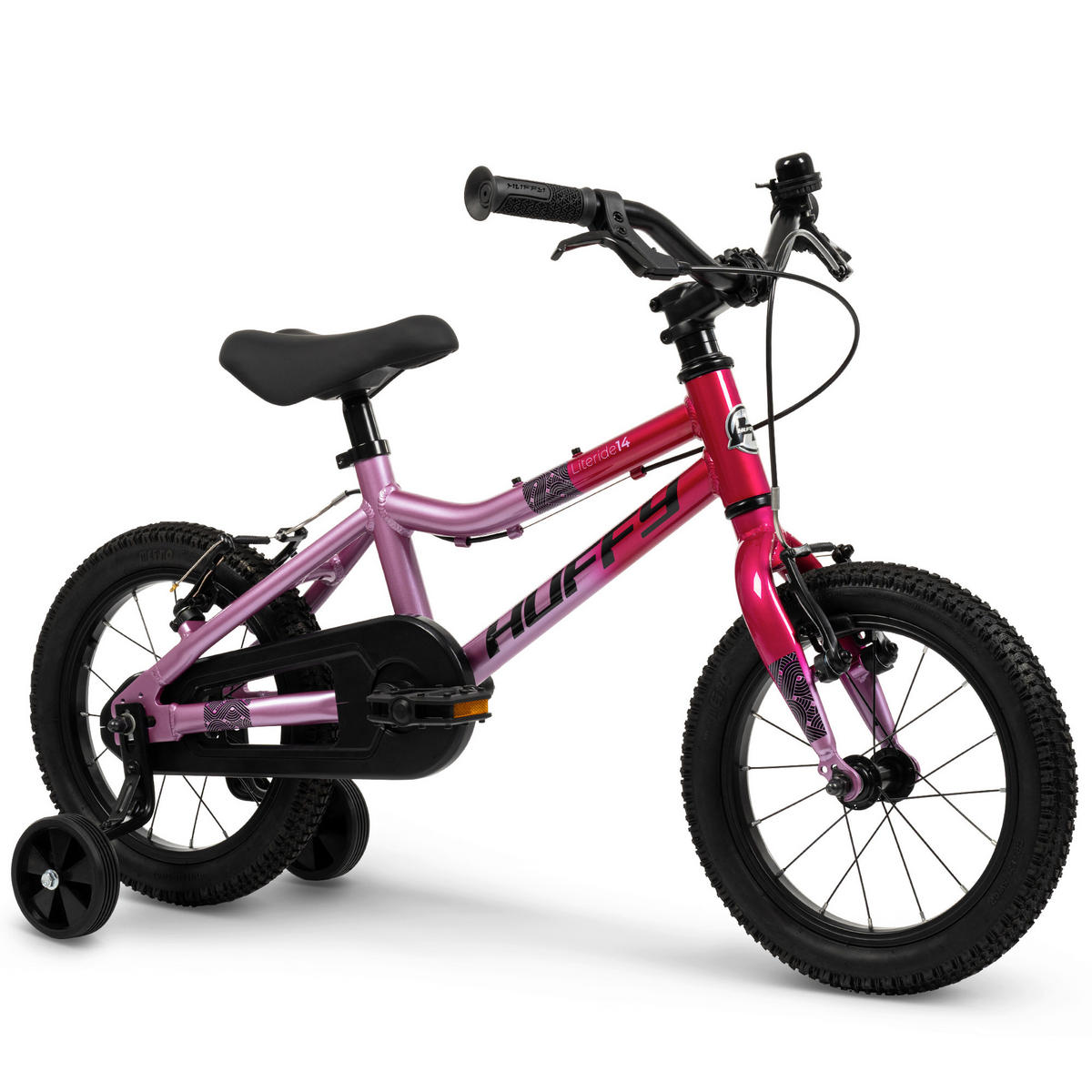 KINDERFAHRRAD 14 Zoll  - Pink, Basics, Metall (35/56/105cm)