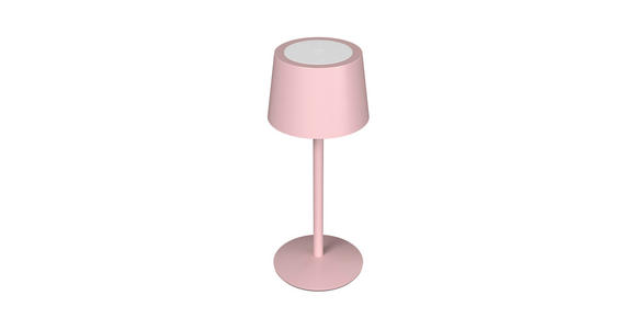 AKKU-TISCHLEUCHTE 9/22 cm  - Rosa, Basics, Metall (9/22cm) - Novel