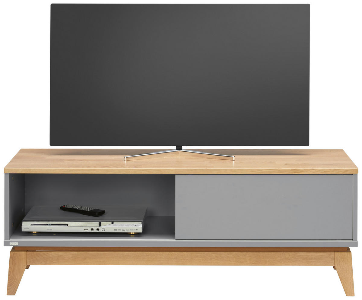 LOWBOARD STEN  in 123,5/46,5/39,6 cm  - Schieferfarben/Eichefarben, Modern, Holz/Holzwerkstoff (123,5/46,5/39,6cm) - Paidi