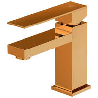 WASCHTISCHARMATUR 5/16,3/15,5 cm  - Roségold, MODERN, Metall (5/16,3/15,5cm)