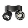 LED-DECKENSTRAHLER UNI 16/7/9 cm   - Schwarz, KONVENTIONELL, Metall (16/7/9cm)