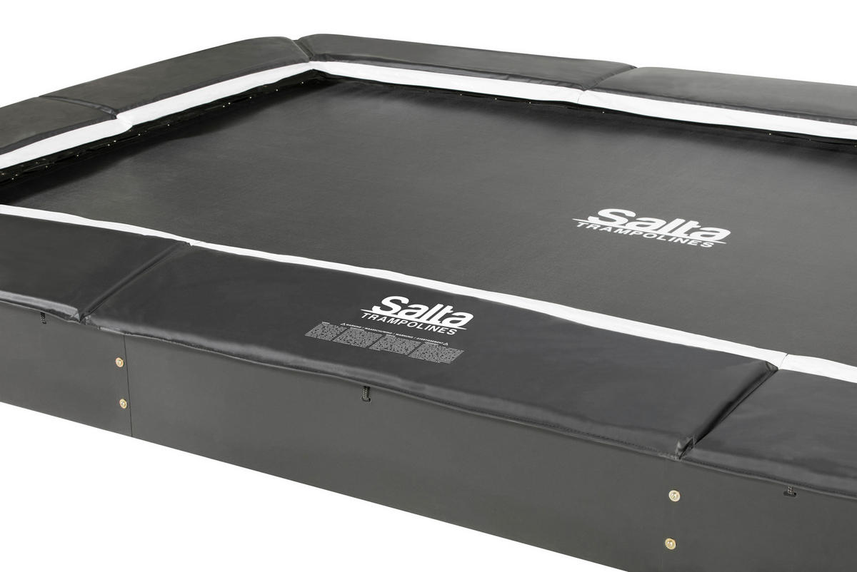 BODENTRAMPOLIN SALTA 5365A Salta Royal Baseground  - Schwarz, KONVENTIONELL, Metall (214/305cm) - Salta