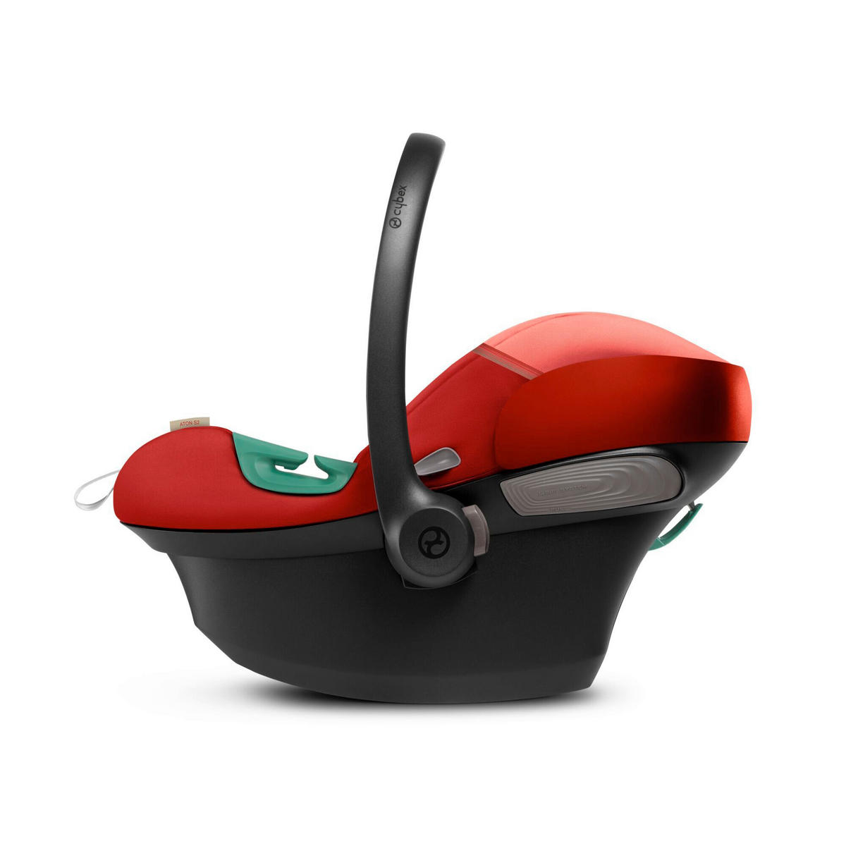 BABYSCHALE Aton S2 i-Size  - Koralle/Rot, Basics, Kunststoff/Textil (45,8/38/72cm) - Cybex