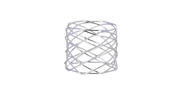 SERVIETTENRING    - Silberfarben, Basics, Metall (4,5/3,5cm) - Ambia Home
