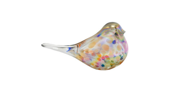 DEKOVOGEL - Gelb, KONVENTIONELL, Glas (14,5/6,5/7,5cm) - Ambia Home