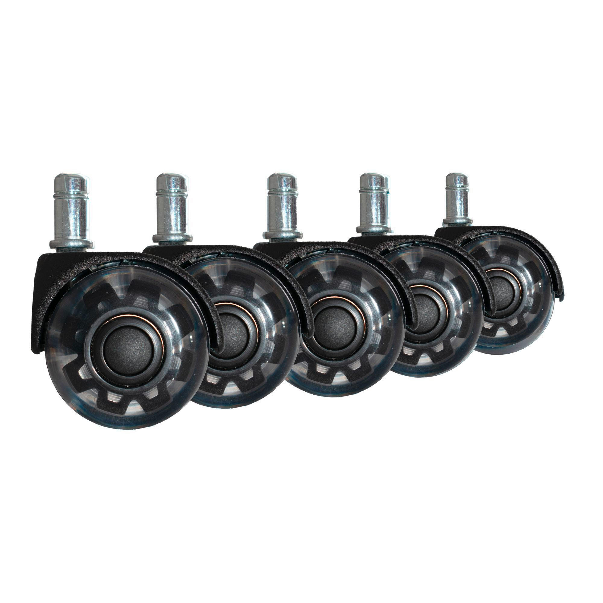 DREHSTUHLROLLE  in  - Schwarz, Design, Kunststoff (5/8/5cm) - Livetastic