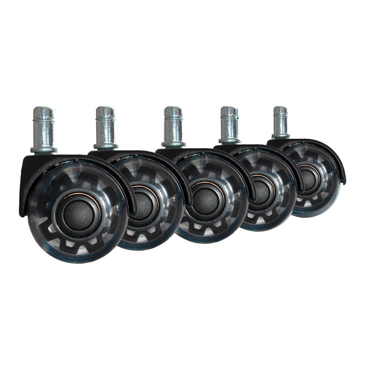 DREHSTUHLROLLE  in  - Schwarz, Design, Kunststoff (5/8/5cm) - Livetastic