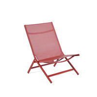 KLAPPSESSEL Netzbespannung Rot  - Rot, Design, Textil/Metall (80/70/88cm) - Ambia Garden