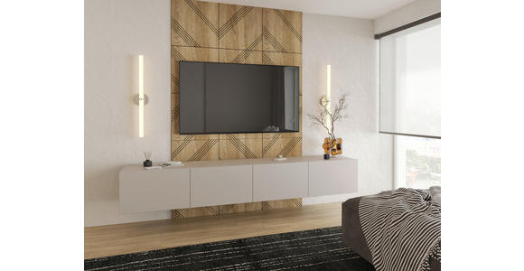 LOWBOARD Newniq  in 120/36,7/45 cm  - Kaschmir, Design, Holzwerkstoff (120/36,7/45cm) - Hom`in